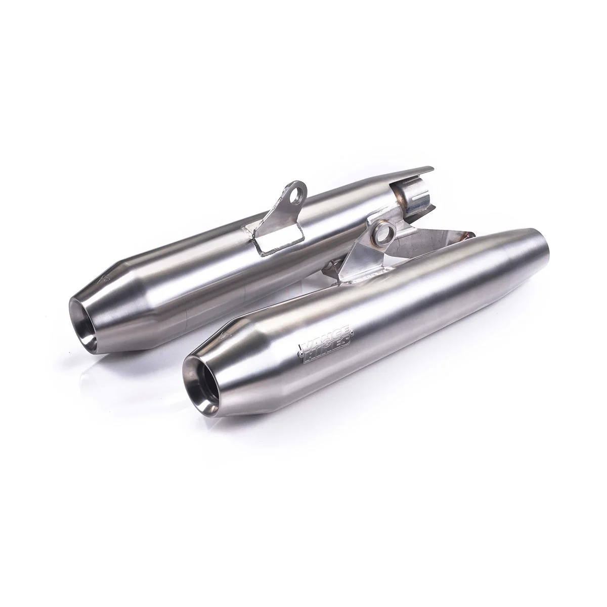 Triumph Brushed Vance & Hines Stainless Steel Slip-ons - EU A9600530