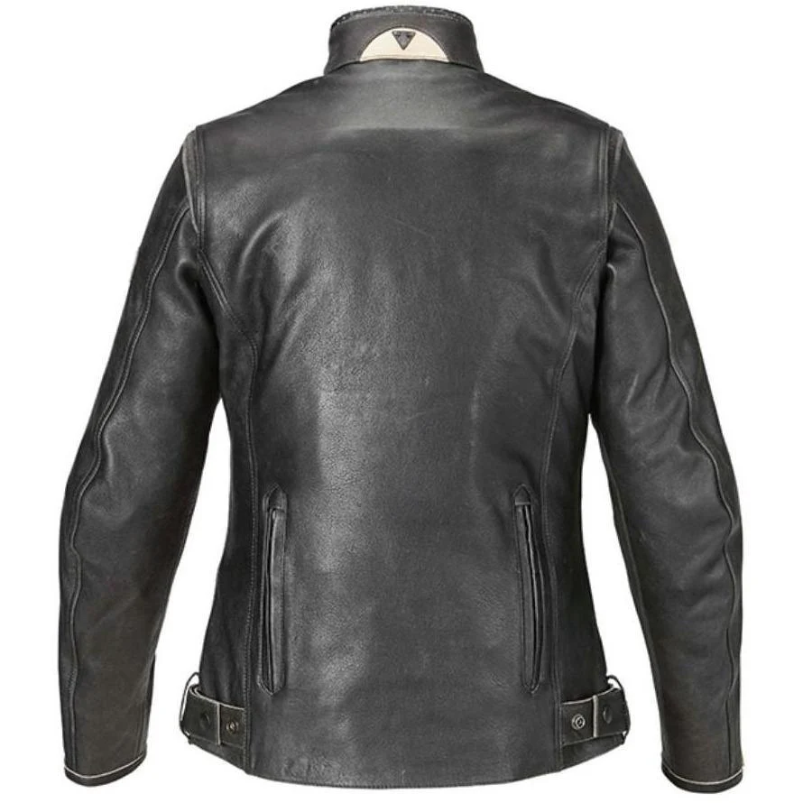 Triumph Ladies Raven Leather Jacket Shop Soiled - Image 3