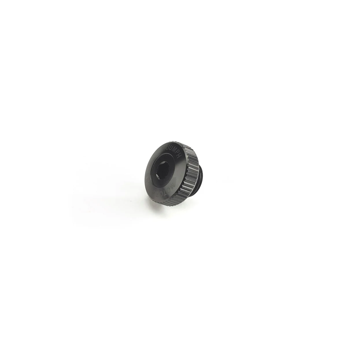 Triumph Machined Oil Filler Cap - Black Anodised A9610239