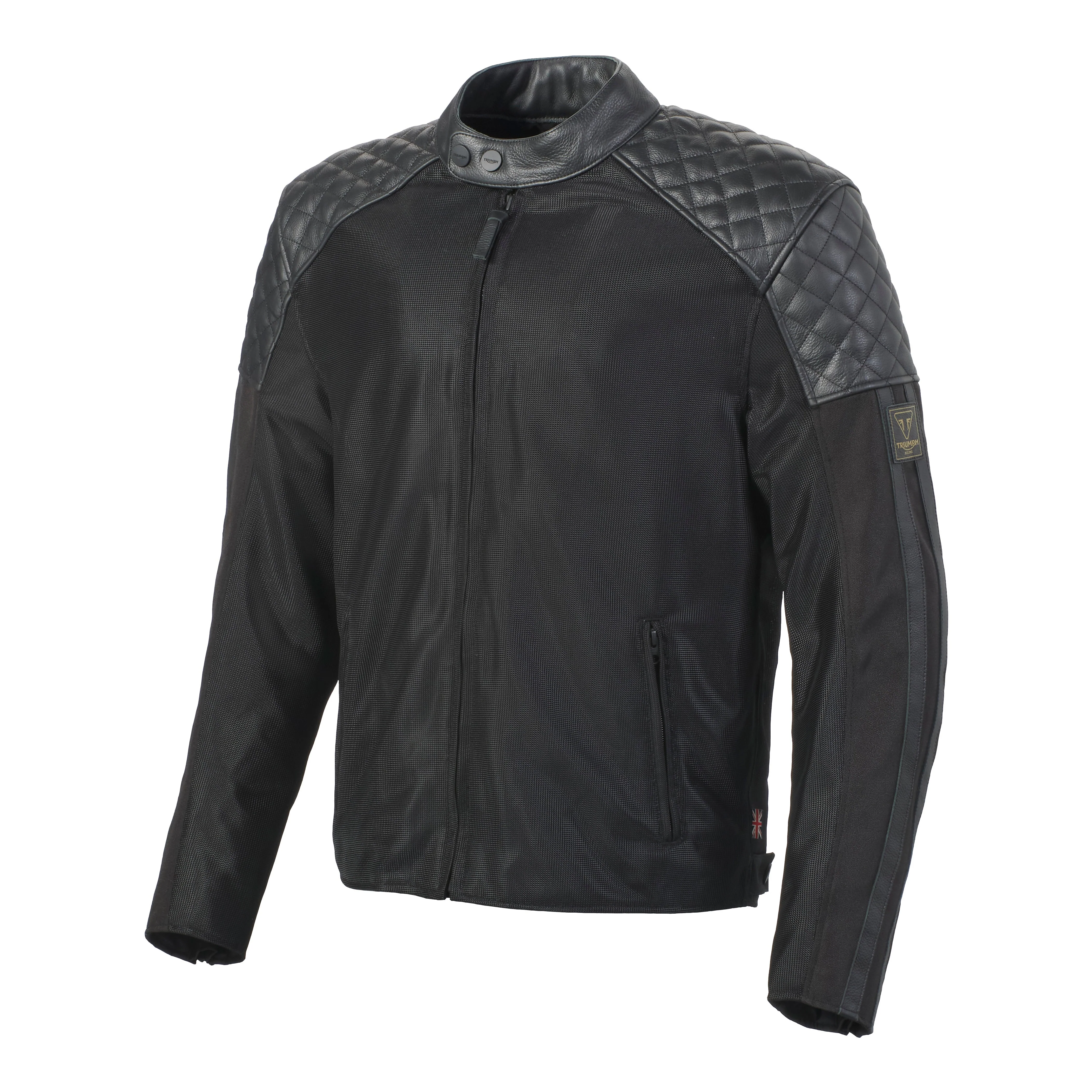 Triumph Mens Braddan Mesh 2 Jacket Black - Image 2