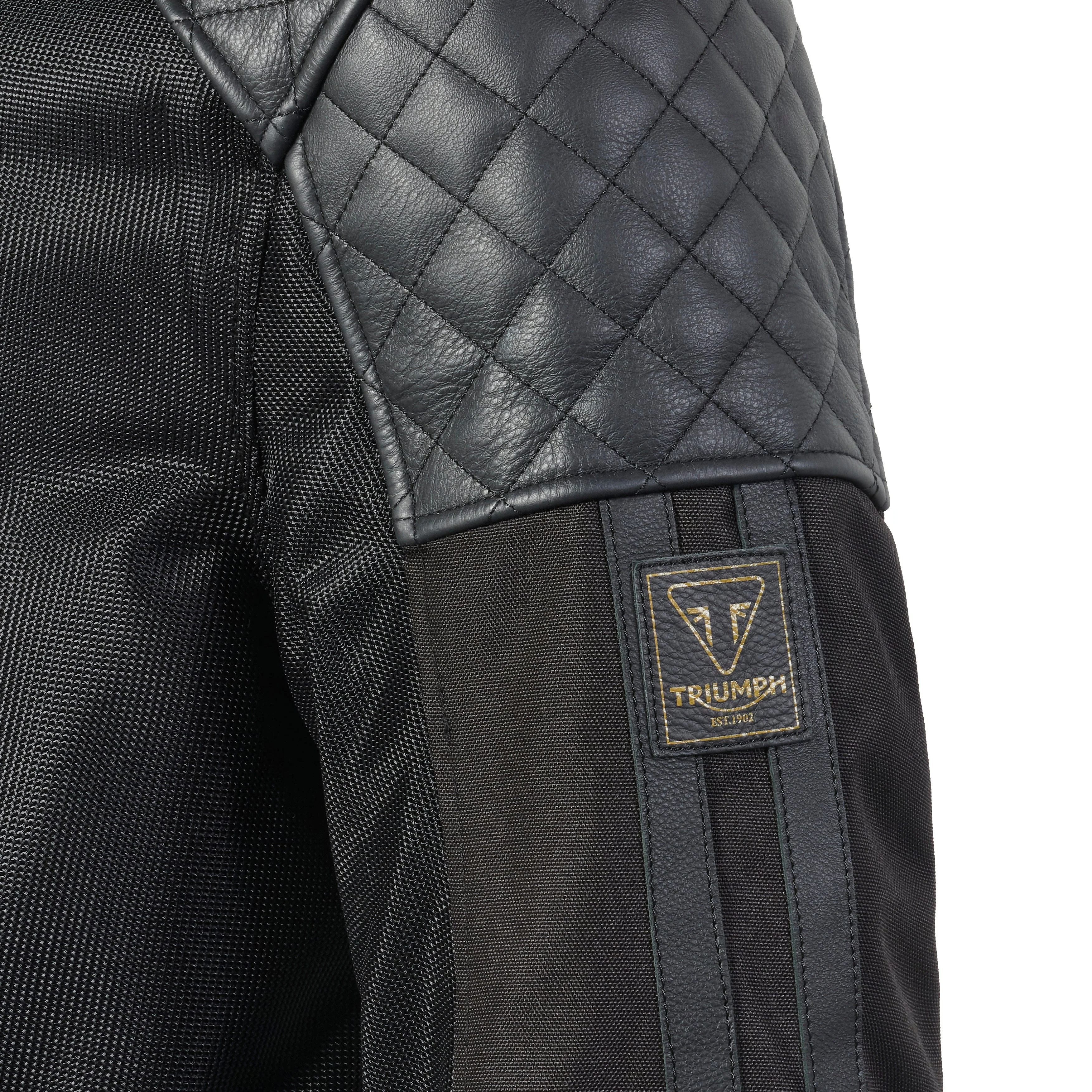 Triumph Mens Braddan Mesh 2 Jacket Black - Image 5