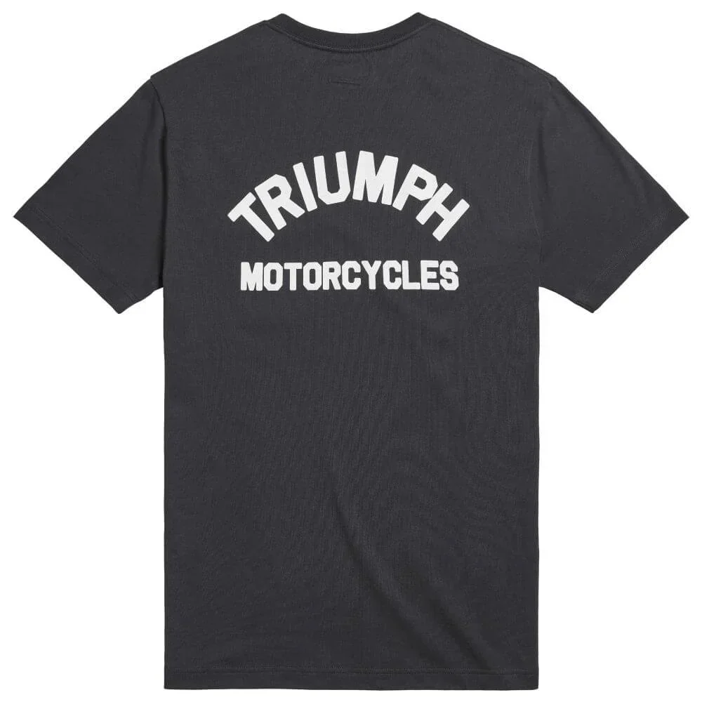 Triumph Mens Ditchling T Shirt - Black - Image 2
