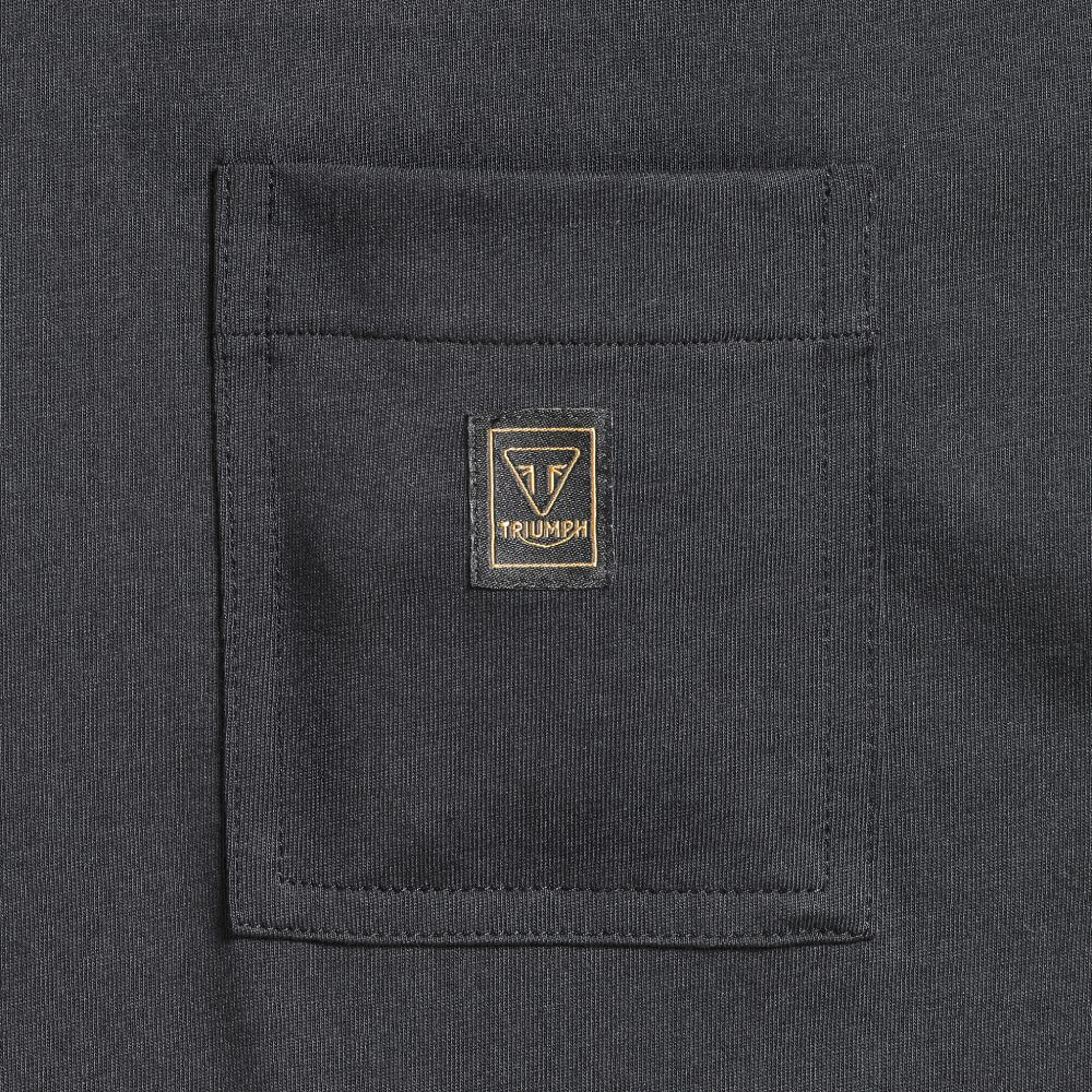 Triumph Mens Ditchling T Shirt - Black - Image 3