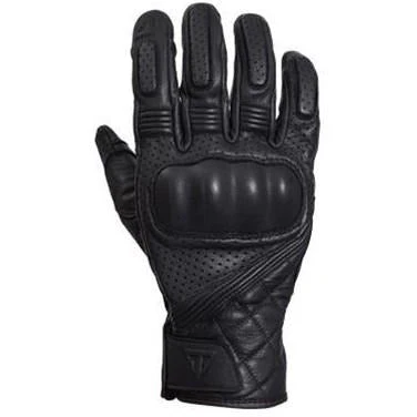 Triumph Mens Harleston Leather Gloves Black