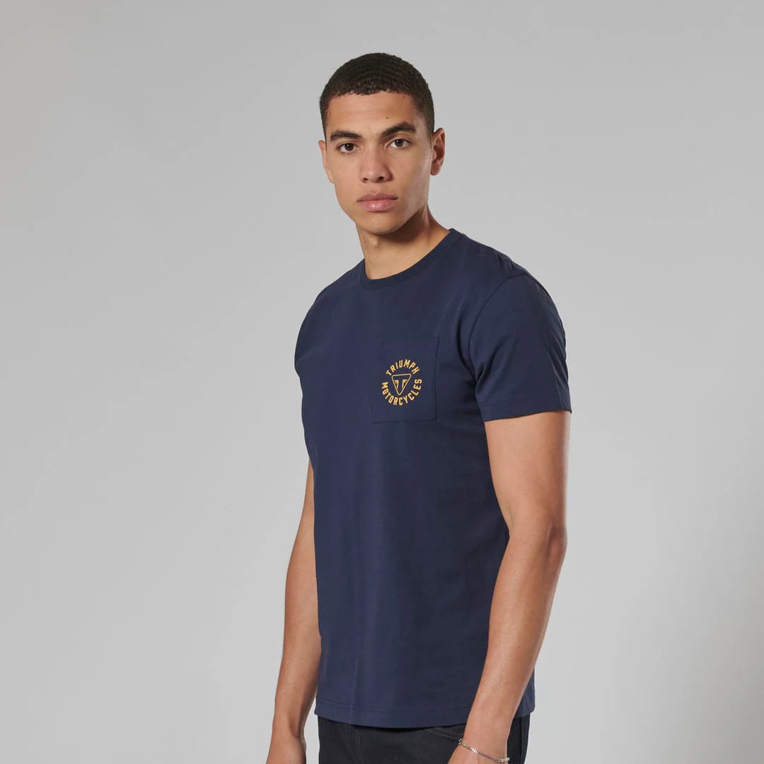 Triumph Mens Newlyn T Shirt - Navy - Image 6
