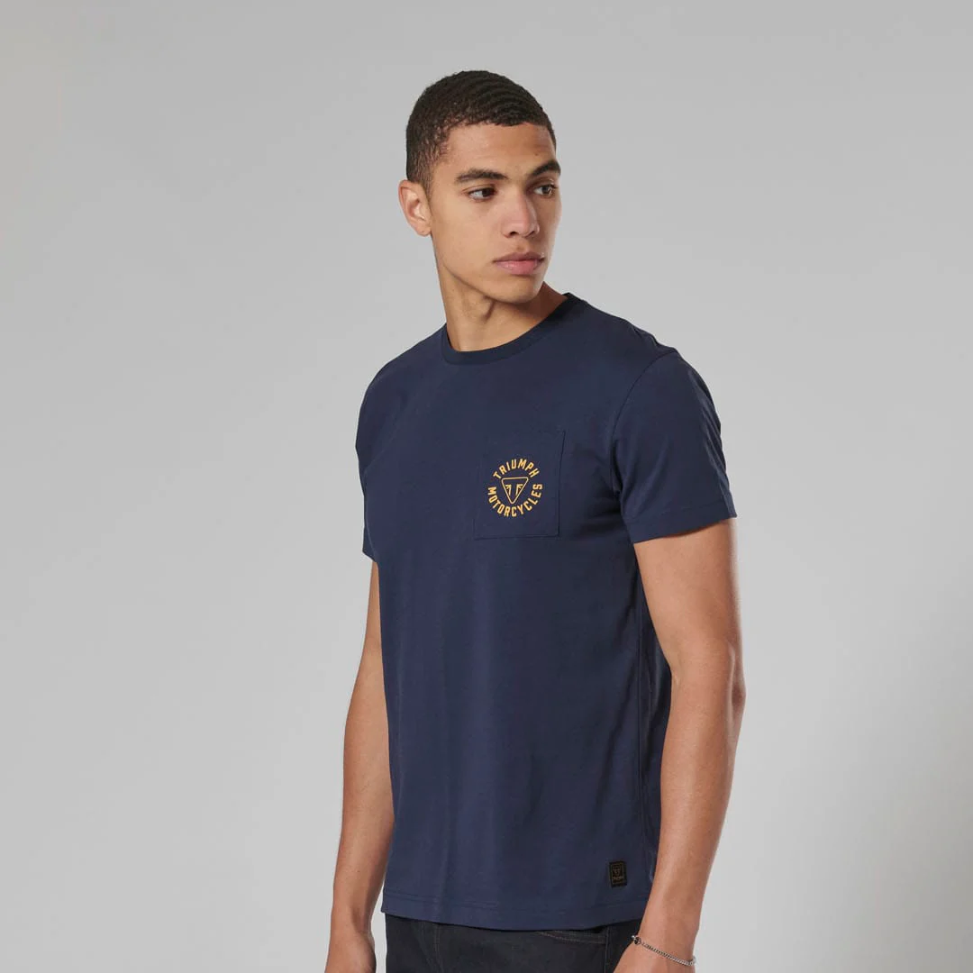 Triumph Mens Newlyn T Shirt - Navy - Image 7