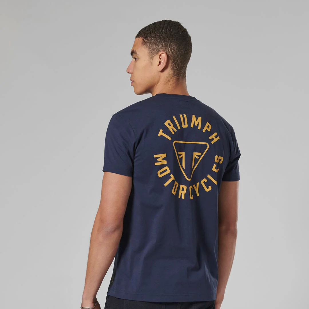 Triumph Mens Newlyn T Shirt - Navy - Image 8