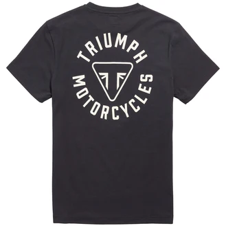 Triumph Mens Newlyn T Shirt - Black - Image 2