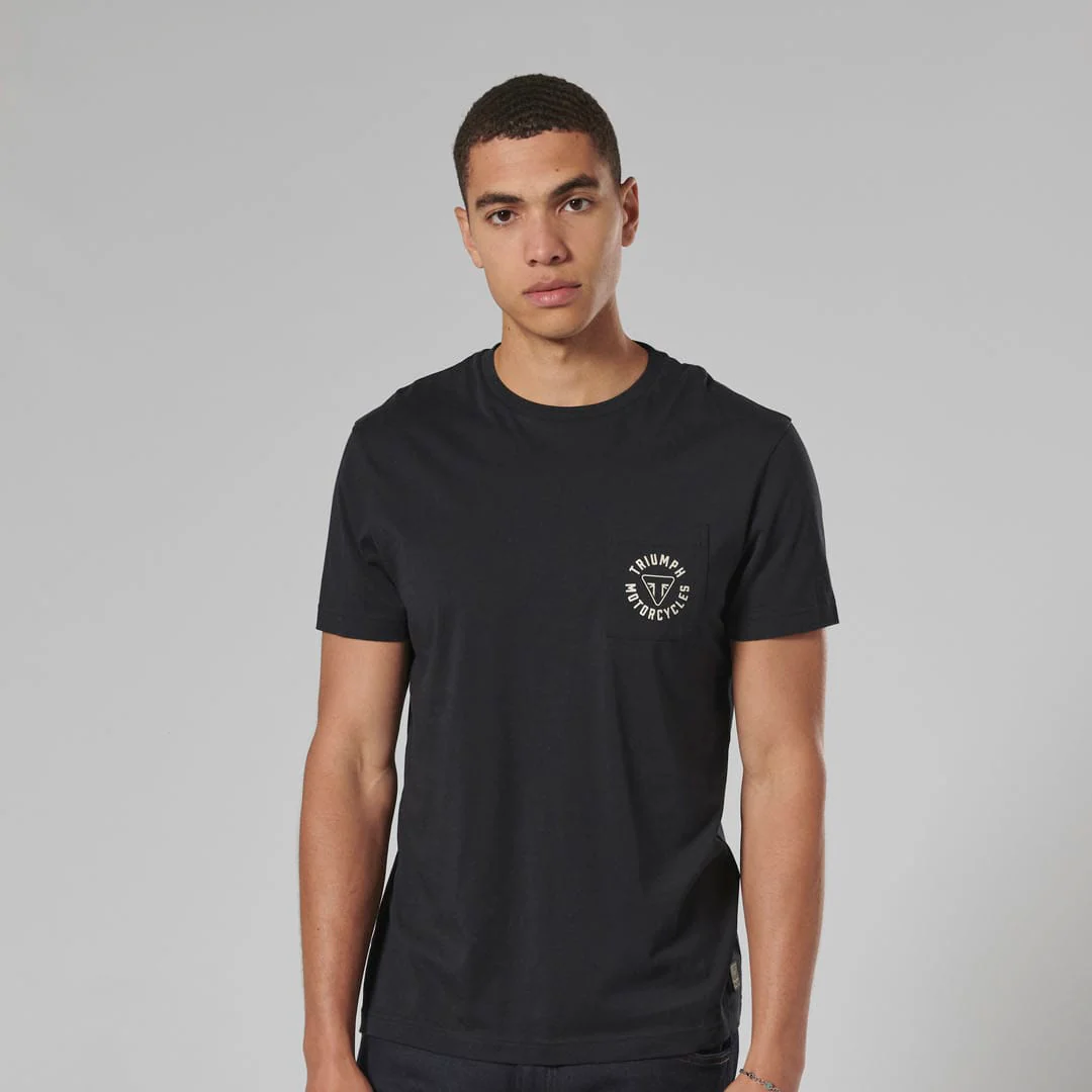 Triumph Mens Newlyn T Shirt - Black - Image 5