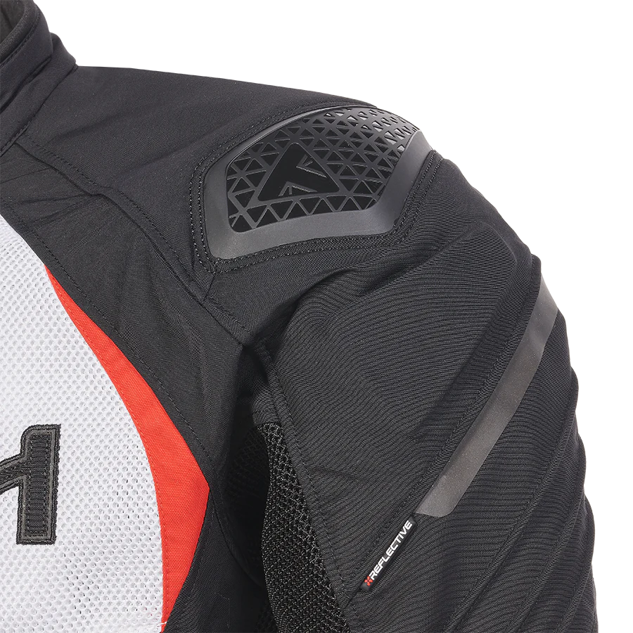 Triumph Triple Sports Mesh Jacket Black / White / Red - Image 5